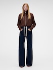 Gap &times; Victoria Beckham ウールカシミヤ ジップアップセーター-1
