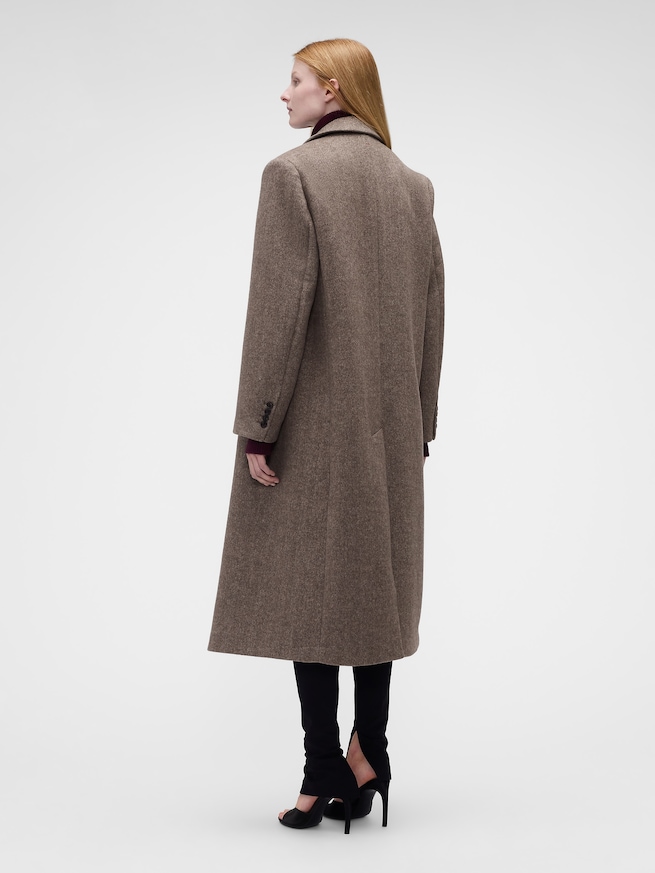 Gap &times; Victoria Beckham ウールブレンド チェスターフィールドコート-3