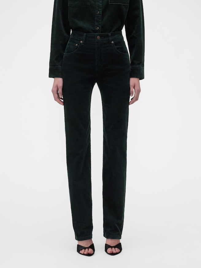 Gap &times; Victoria Beckham ハイライズ ストレートデニム-1