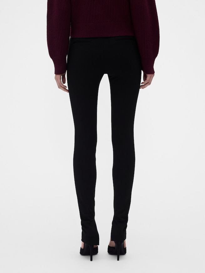 Gap &times; Victoria Beckham ミッドライズ スプリットヘム ポンチパンツ-4