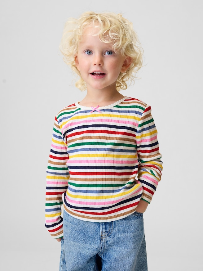 ポインテール リブTシャツ (幼児・ベビー)-0