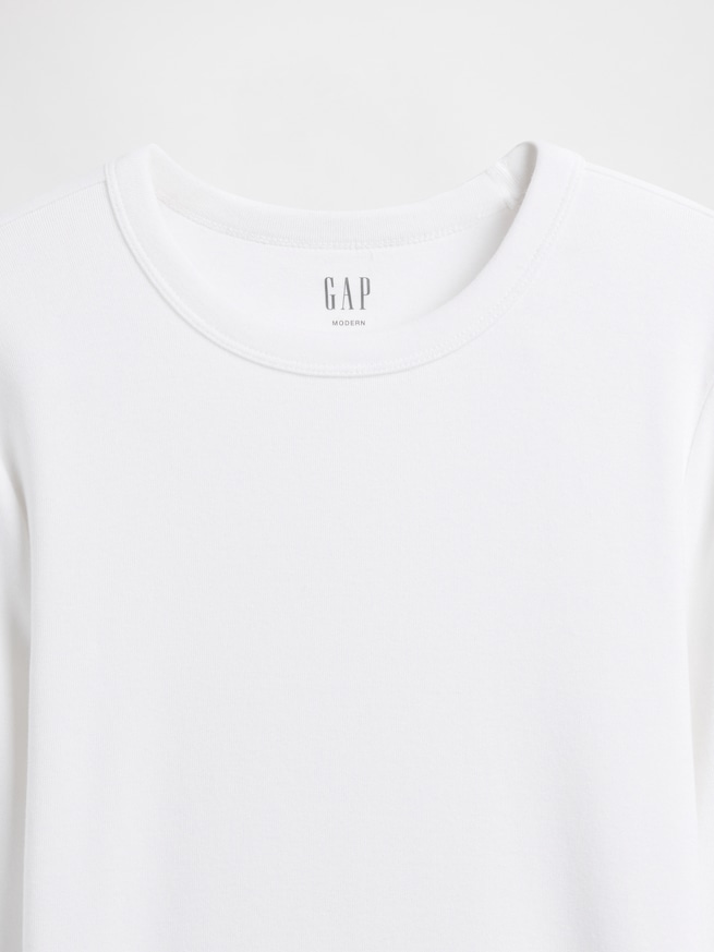 モダン クルーネックTシャツ-3