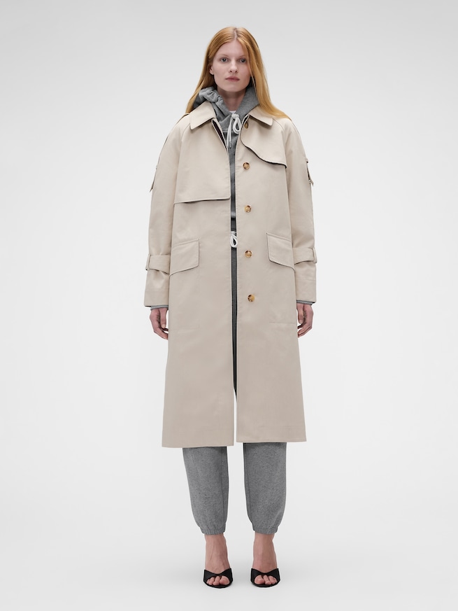 Gap &times; Victoria Beckham オーバーサイズ トレンチコート-0