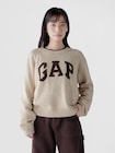 リラックスフィット GAPロゴ クルーネックセーター-0
