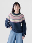 ふわもこ リラックスフィット クルーネックセーター-0