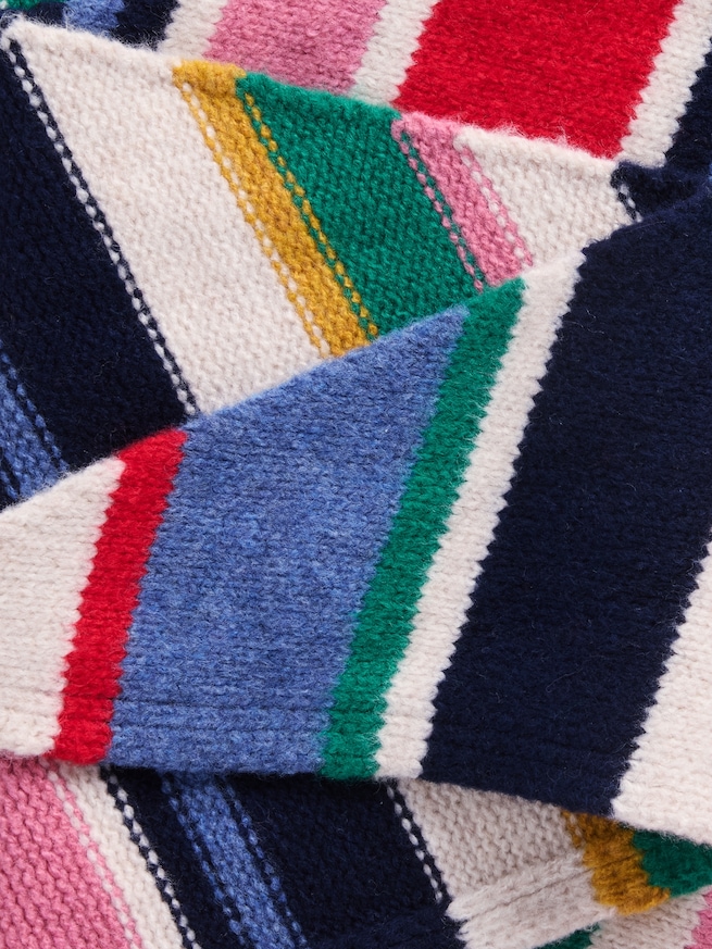 CashSoft カシミヤタッチ トライアングル ニットスカーフ-2
